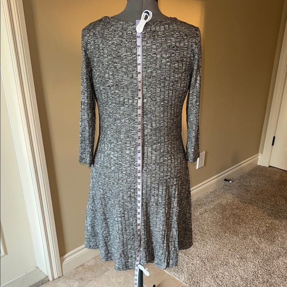 George Gray Ribbed A-Line Sweater Dress Women’s Sz L - Picture 4 of 10